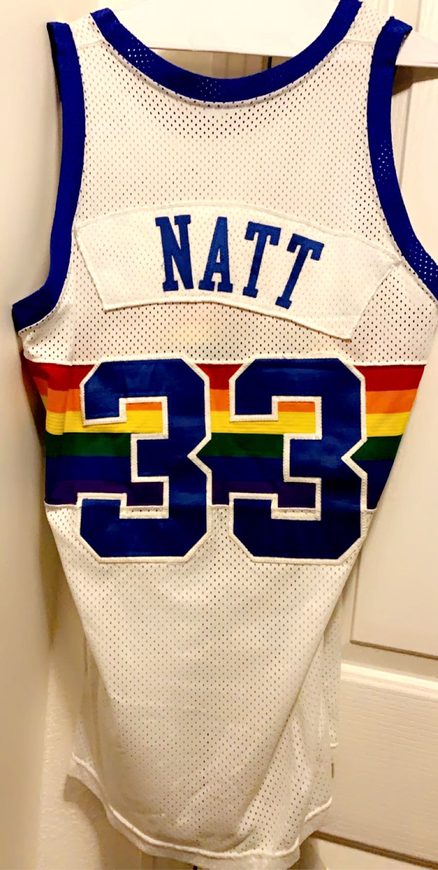 Built on the Hardwood — Calvin Natt's #33 Denver Nuggets Jersey