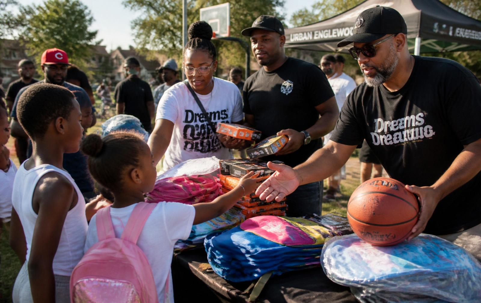 Leadership Team at a Community Outreach Event